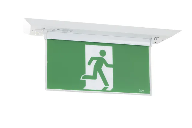 All-in-One Recessed Blade LED Exit