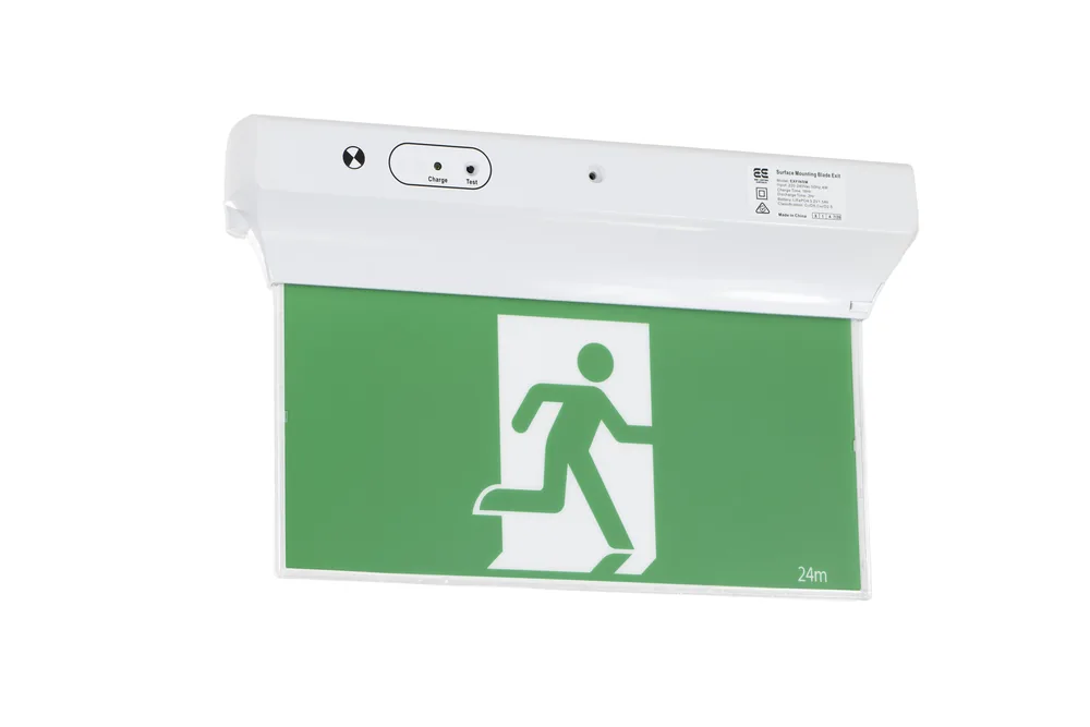 All-in-One Surface Mounted Easy Connect Blade LED Self Test Exit