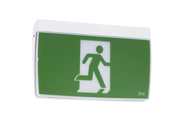 All-in-One Easy Connect Surface Mount LED Exit